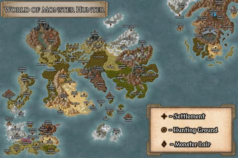 V2 = World of Monster Hunter (Version 2) | Inkarnate - Create Fantasy ...