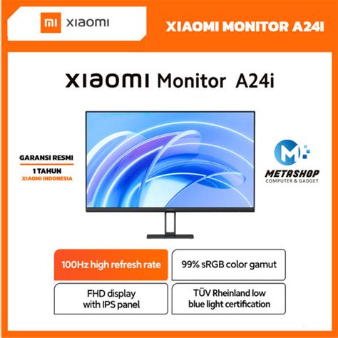 Jual Xiaomi Monitor A24i 100Hz High Refresh Rate 99 SRGB Color Gamut