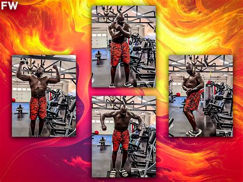 NBA Legend Shaquille O Neal Shows Off His Mind Blowing Physique At The