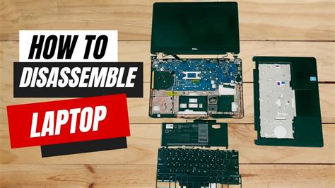 How To Disassemble Assemble Laptop Dell Latitude Series Youtube