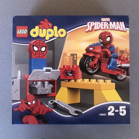 Lego Duplo Spider Man Web Bike Workshop For Sale Online Ebay