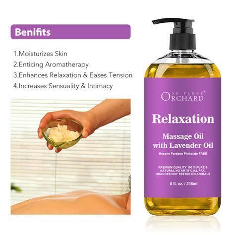 Organic Sexy Patchouli Lavender Ginger Massage Oil For Spaanti Cellulite Massage Oilfull Body