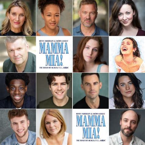 Full Cast For Mamma Mia Uk And International Tour 2023 Dates Musical