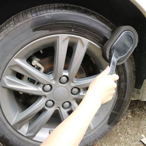 Brosse De Polissage La Cire De Roue De Pneu Avec Longue Poign E