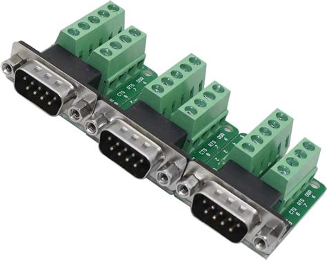 Zovfam Db9 Breakout Connector Female D Sub Adapter Plate