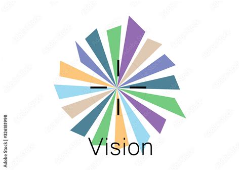 Vision Logo Vector - Isolated On White Background. Modern Eye Logo For ...