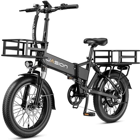 Jasion Eb Electric Bike For Adults W Folding Ebike With V