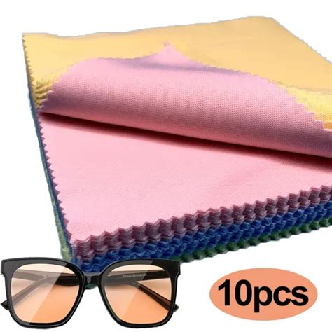 Glasses Cleaning Cloth Reusable Microfiber Glasses Cleaner Fabric Cleaner For Sunglasses Camera