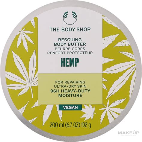 The Body Shop Hemp Rescuing Body Butter For Ultra Dry Skin Hemp Body Butter For Very Dry Skin