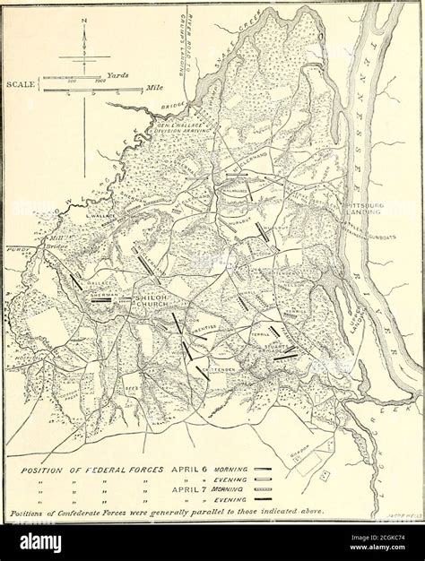 Battle Of Shiloh Map