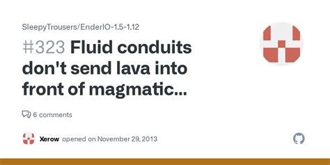 Fluid Conduits Don T Send Lava Into Front Of Magmatic Dynamo S · Issue 323 · Sleepytrousers