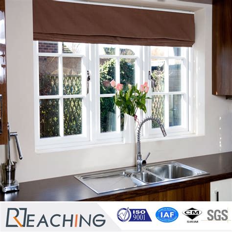 Customized Conch Profile Upvc Pvc Double Glazed Casement Window China