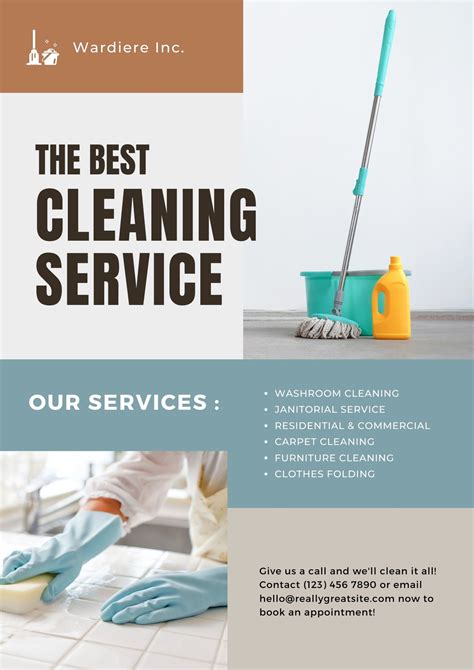 Commercial Cleaning Services Flyers