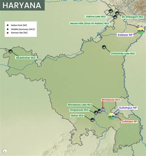 Haryana Map - UPSC