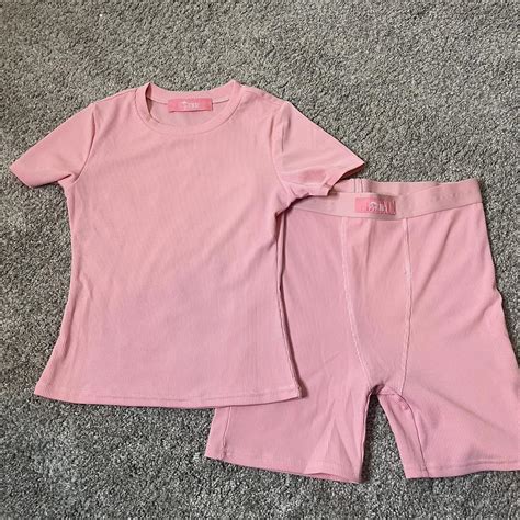 Skims 2 piece dupe set #skims - Depop