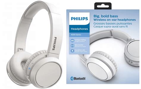 Słuchawki bezprzewodowe PHILIPS TAH4205 Bluetooth Białe Sklep Opinie