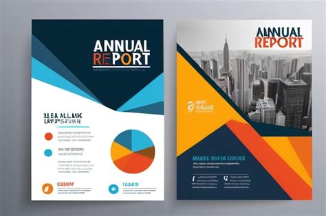 Annual Report Brochure Flyer Design Template Vector Leaflet