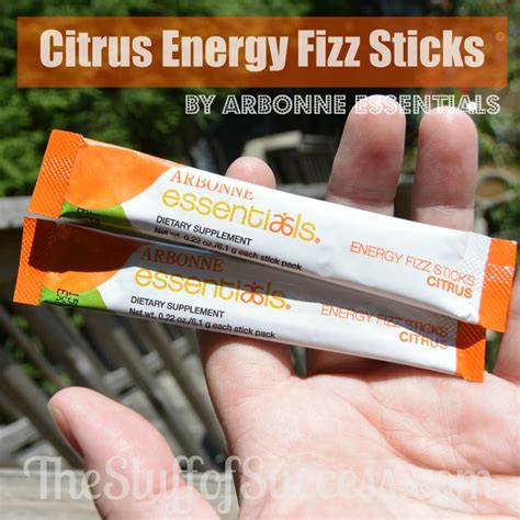 Citrus Energy Fizz Sticks By Arbonne Essentials