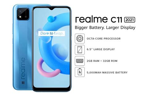 Realme C11 2021, ficha técnica de características y precio