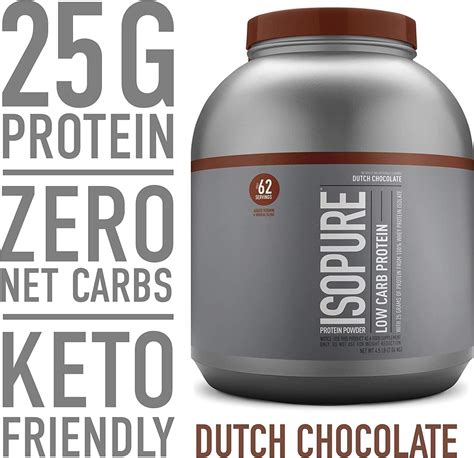 Isopure Low Carb Protein Powder Dutch Chocolate 45 Lbs Best Low