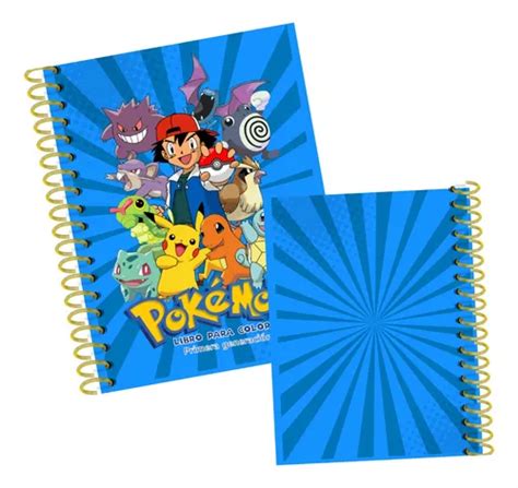 Libro Para Colorear Pokemon Primera Generacion Cuotas Sin Inter S