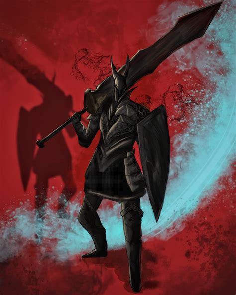 Black Knight Dark Souls Art