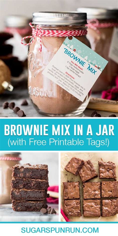 Homemade Brownie Mix With Free Printable Artofit