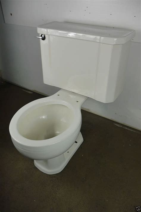 Antique Vintage Kohler Wellworth White Toilet 1950s Toilet Kohler