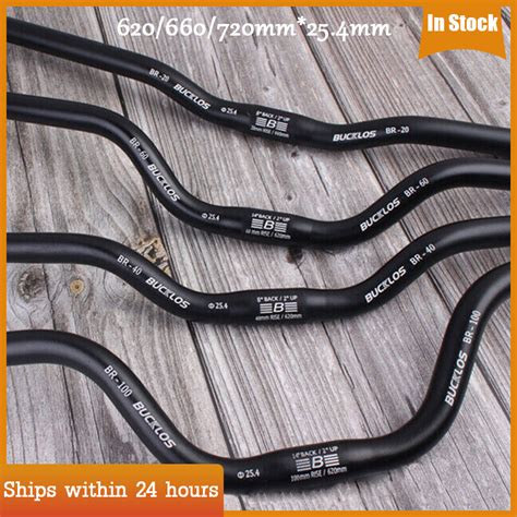 BUCKLOS 720mm Handle Bar Swallow Handlebar 620mm 660mm MTB Bike Rise