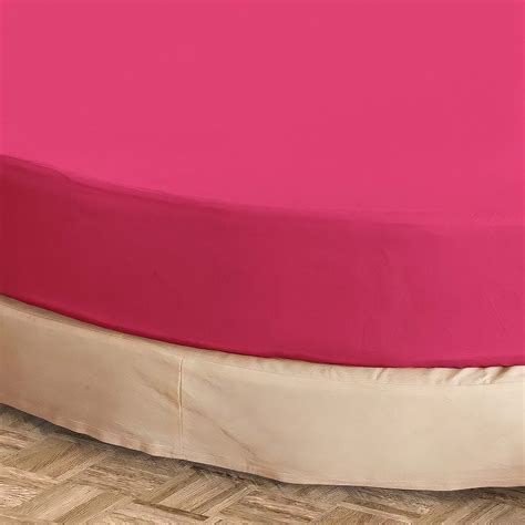 Hot Pink Round Bed Sheets Luxury Bedding India