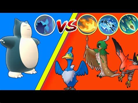 Snorlax Block Vs Telonflame Decidueye Cramorant Unite Move