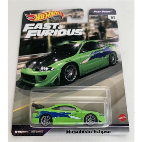 Hot Wheels Premium Mitsubishi Eclipse Fast Furious Original Shopee