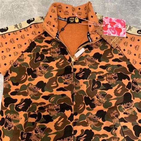 Bape X Mcm Camo Track Top Meetapp