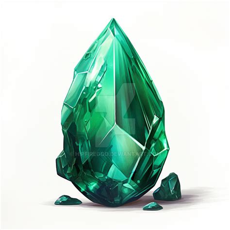 Emerald Stone by HipFireGod on DeviantArt