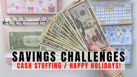 Cash Stuffing Savings Challenges Youtube