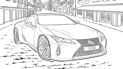 Dibujo De Lexus Para Colorear Dibujos Para Colorear Imprimir Gratis