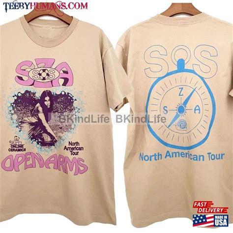 Sza Sos Tour T Shirt Merch Shirt North American Unisex Teebyhumans