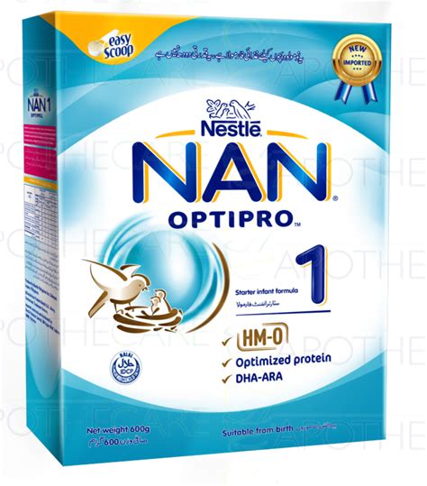 Nestle Nan 1 Starter Infant Formula For 0 To 6 Months 600g Box