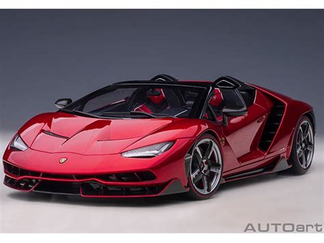 Lamborghini Centenario Roadster Argento Centenario Diecast Model Car 118 Autoart Etsy