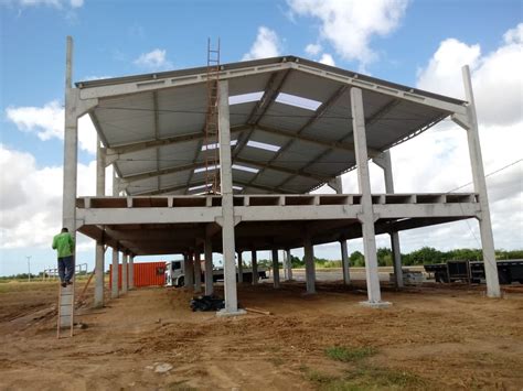 Galpão Pre Fabricado Mezanino Concretize Galpões