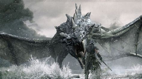 Wallpapers For > Skyrim Elder Dragon Wallpaper | Skyrim dragon armor ...