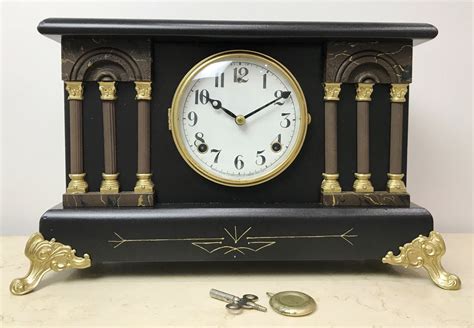 Restored Original Gilbert Mantel Clock Exibit Collection