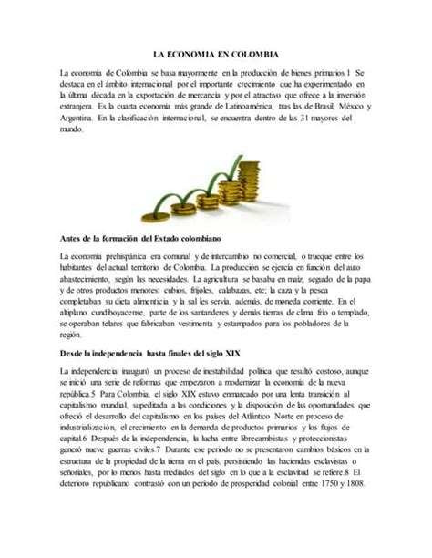 La Economia En Colombia Pdf Descarga Gratuita