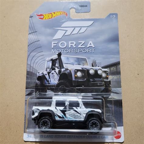 Jual Hot Wheels Land Rover Defender Double Cab Forza Motorsport White Shopee Indonesia