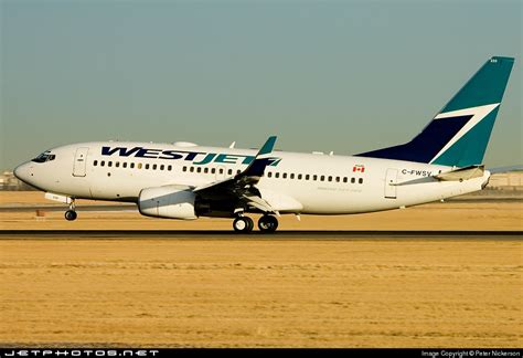 C FWSV Boeing 737 7CT WestJet Airlines Alevik JetPhotos