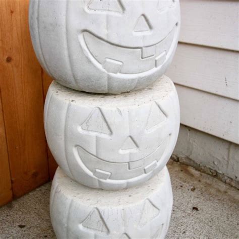 How To Make DIY Concrete Pumpkins