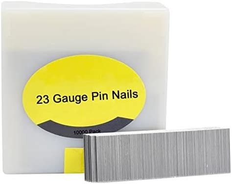 SimCos 23 Gauge Pin Nails Headless Pinner Nails 12000 Pieces 6 Sizes