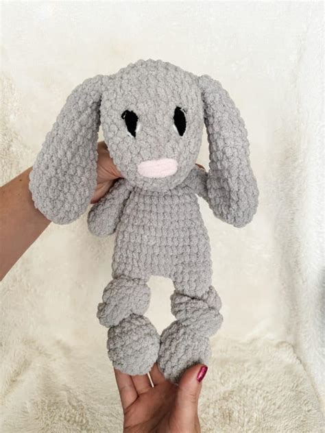 Free Crochet Snuggler Pattern Mini Bunny