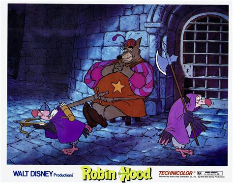 Walt Disneys Robin Hood Buena Vista Lobby Card Robin Hood