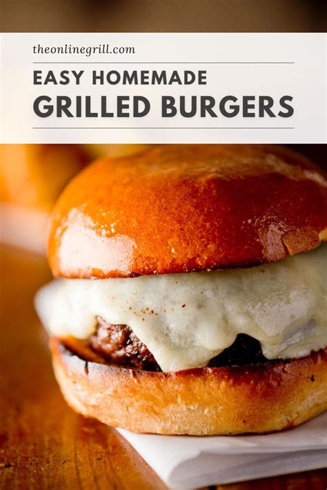 Grilled Hamburger Recipe Homemade Patties TheOnlineGrill